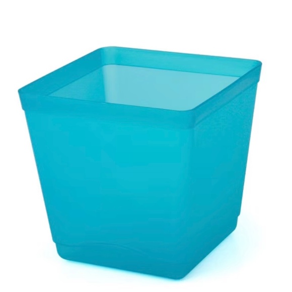 4pk NEW Teal Cube Utility Storage Bins 88oz. 6”x6” - Picture 3 of 3